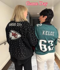 Golden Bachelor Susan Noles Bonds With Donna Kelce at Chiefs Game in Jason Jersey
